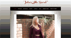 Desktop Screenshot of juliaslittlesecret.net