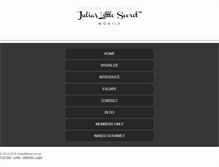 Tablet Screenshot of juliaslittlesecret.net